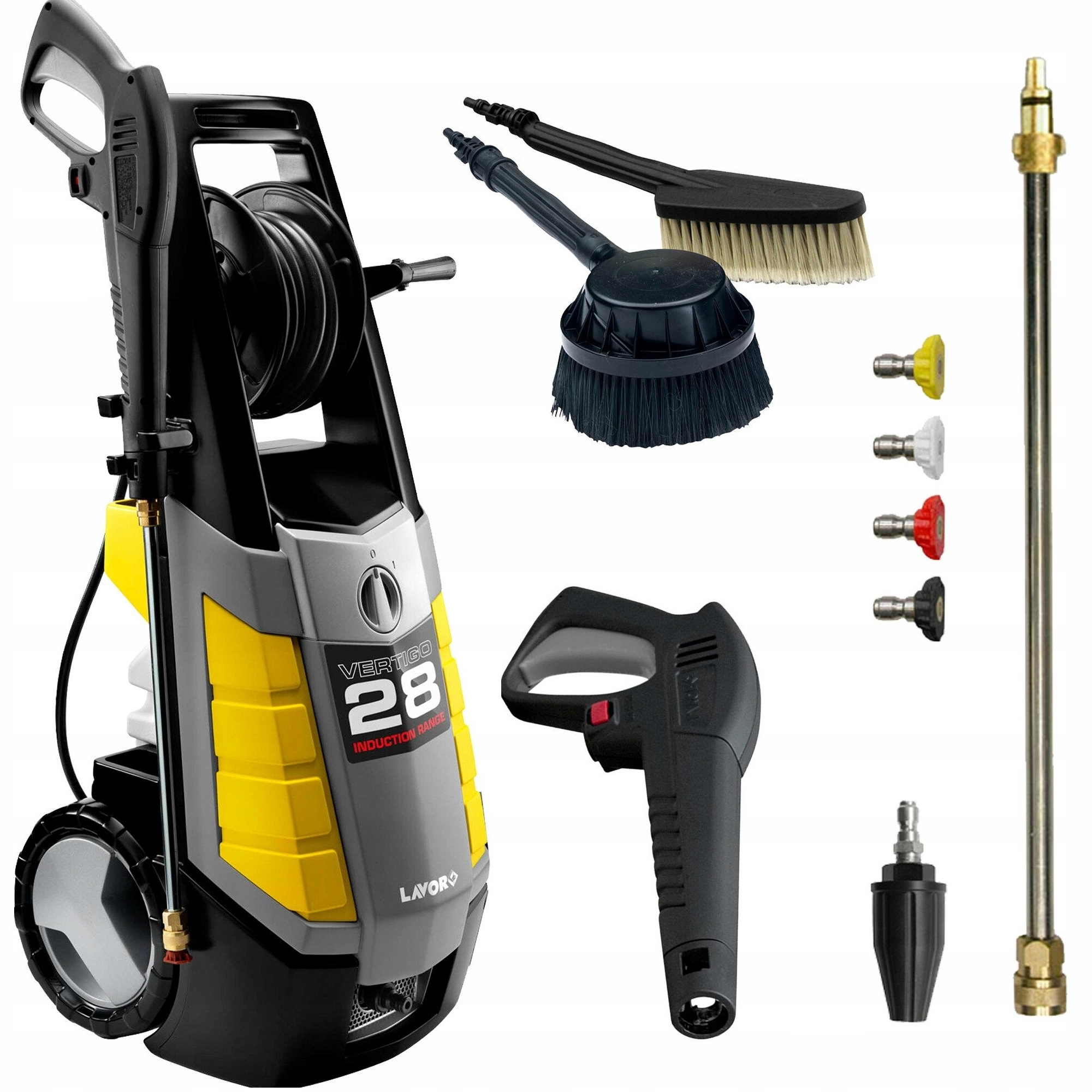 Myjka Ciśnieniowa Lavor Vertigo 28 2800W 180BAR Mosiężna Pompa 510L Indukcj
