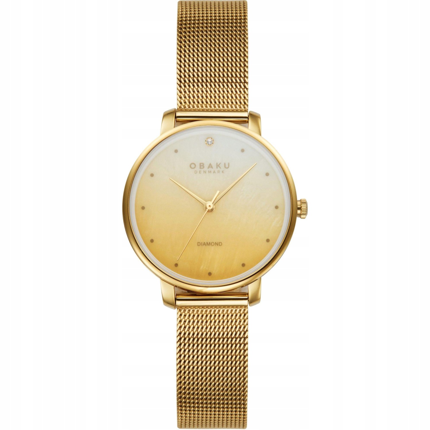 Dámské hodinky Obaku Denmark V320LXGZMG-DG zlaté