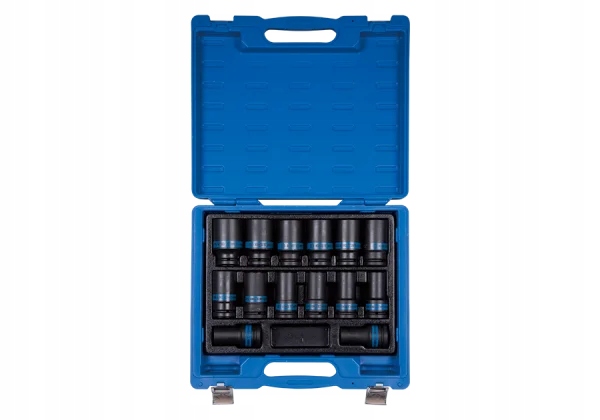 ZESTAW NASADEK UDAROWYCH 3/4" 14cz. DŁUGIE 6-kąt. 19 - 41mm, WALIZKA King T