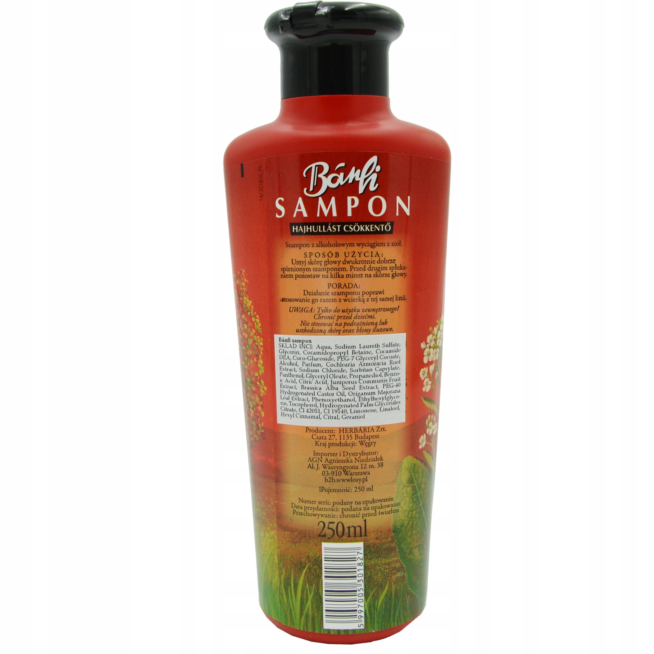 

Szampon Banfi Sampon Herbaria 250 ml oczyszczanie