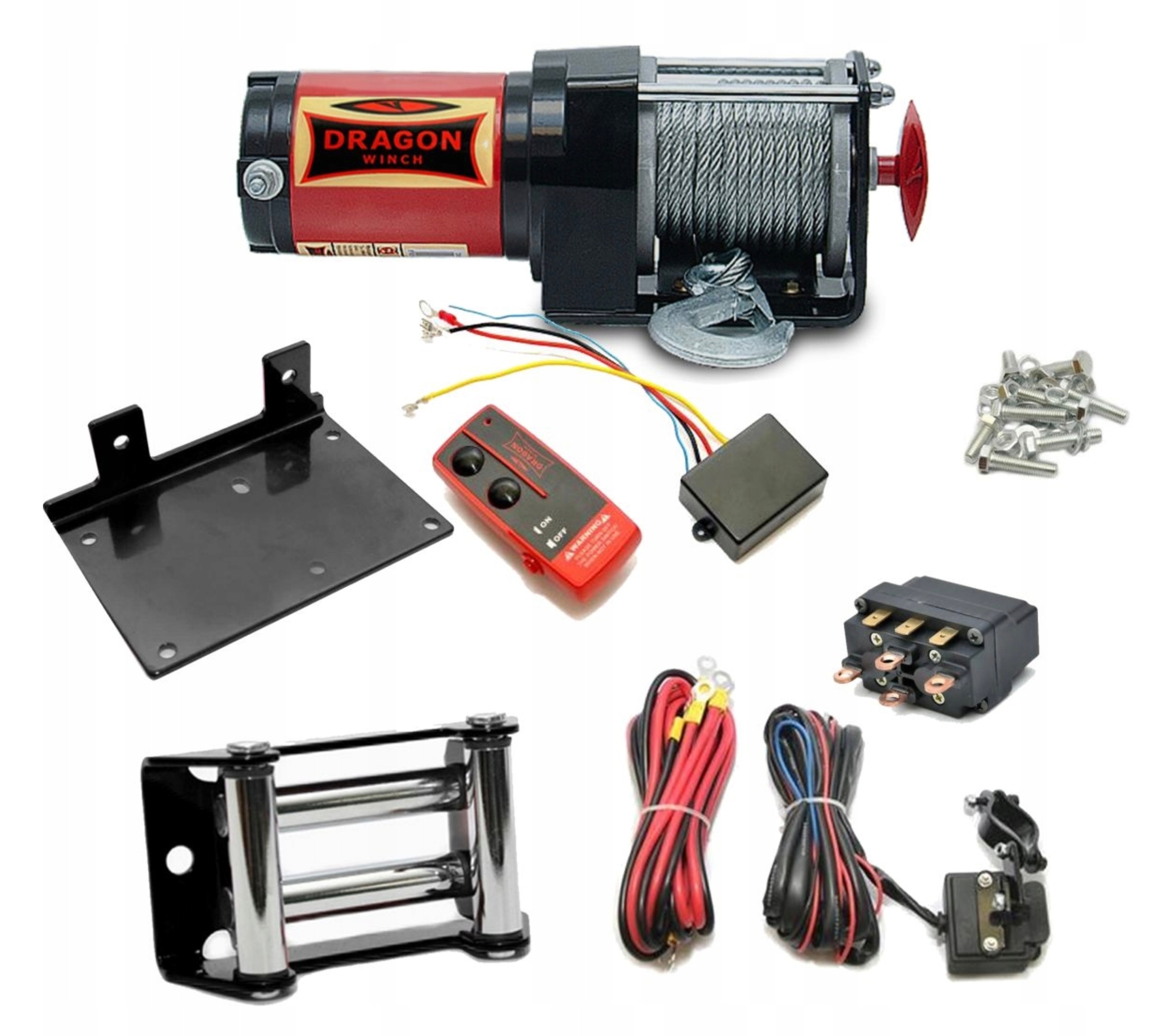 Dragon Winch Navijak Dwm 3000 St Oceľ 10 m pre Quada Atv Buggy 1360KG II