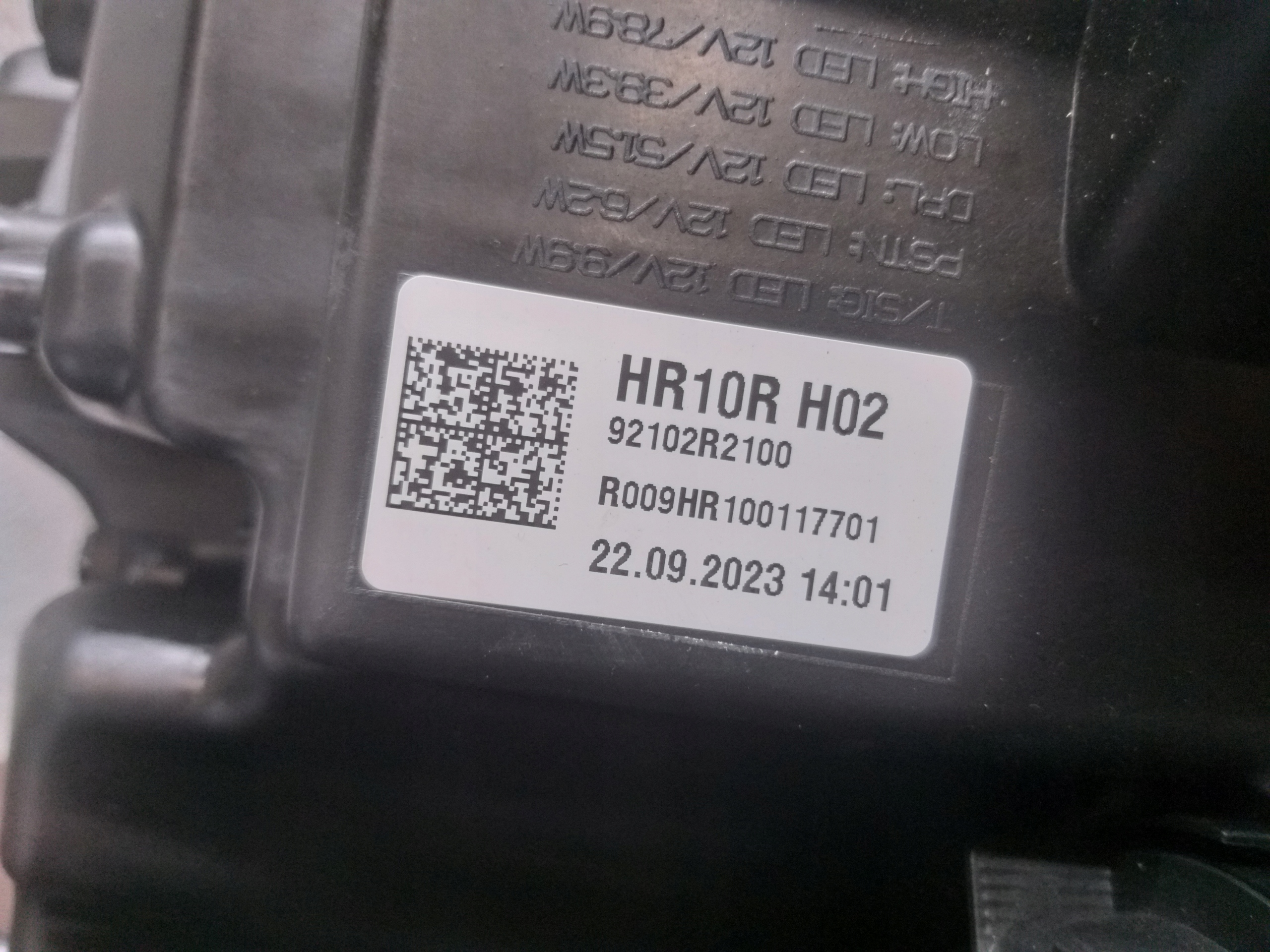 LIGHT FRONT RIGHT KIA SPORTAGE V 5 FULL LED 21- 92102R2100