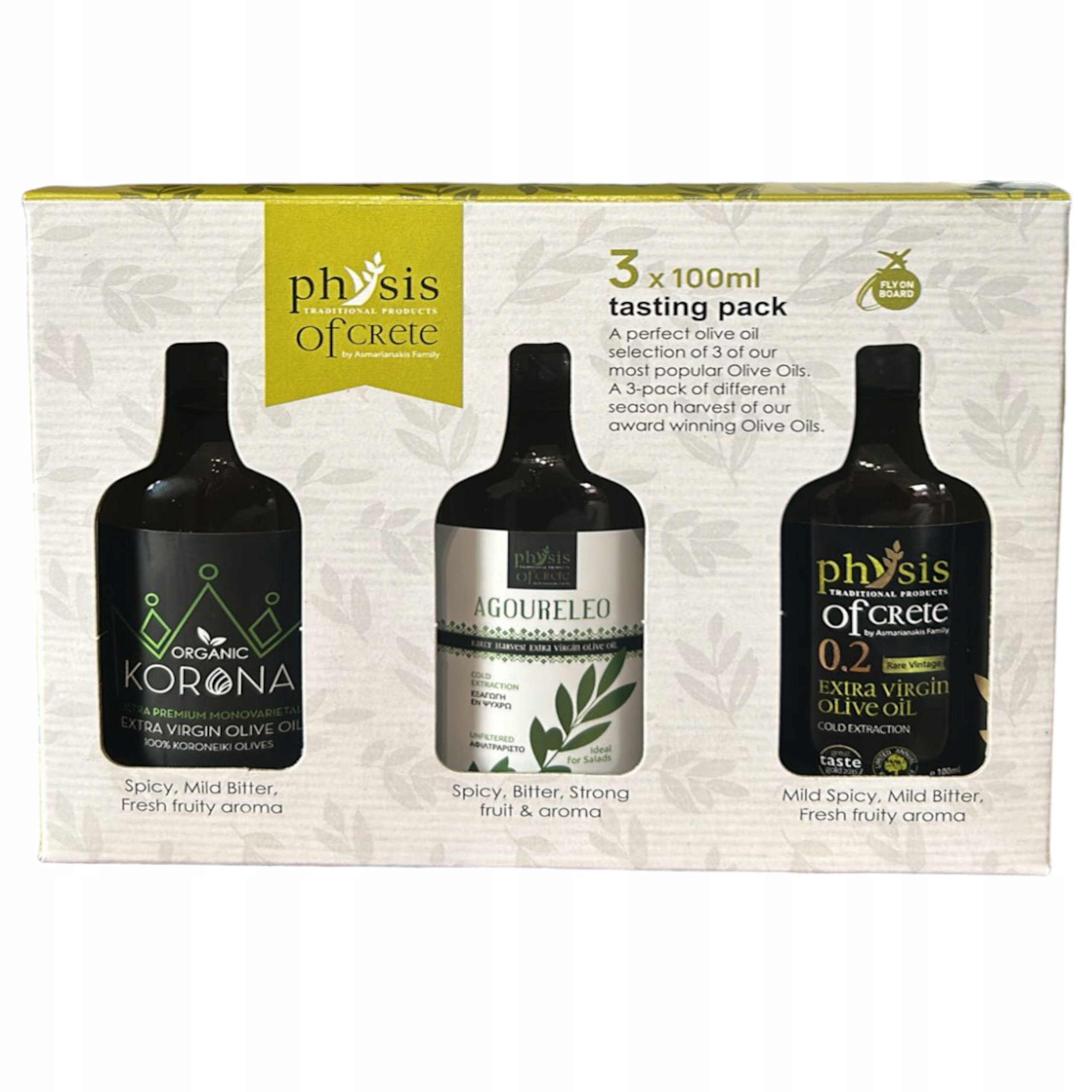 Levně Olej Physis of Crete Sada 0.2/koruna Bio/agoureleo 3x100 ml