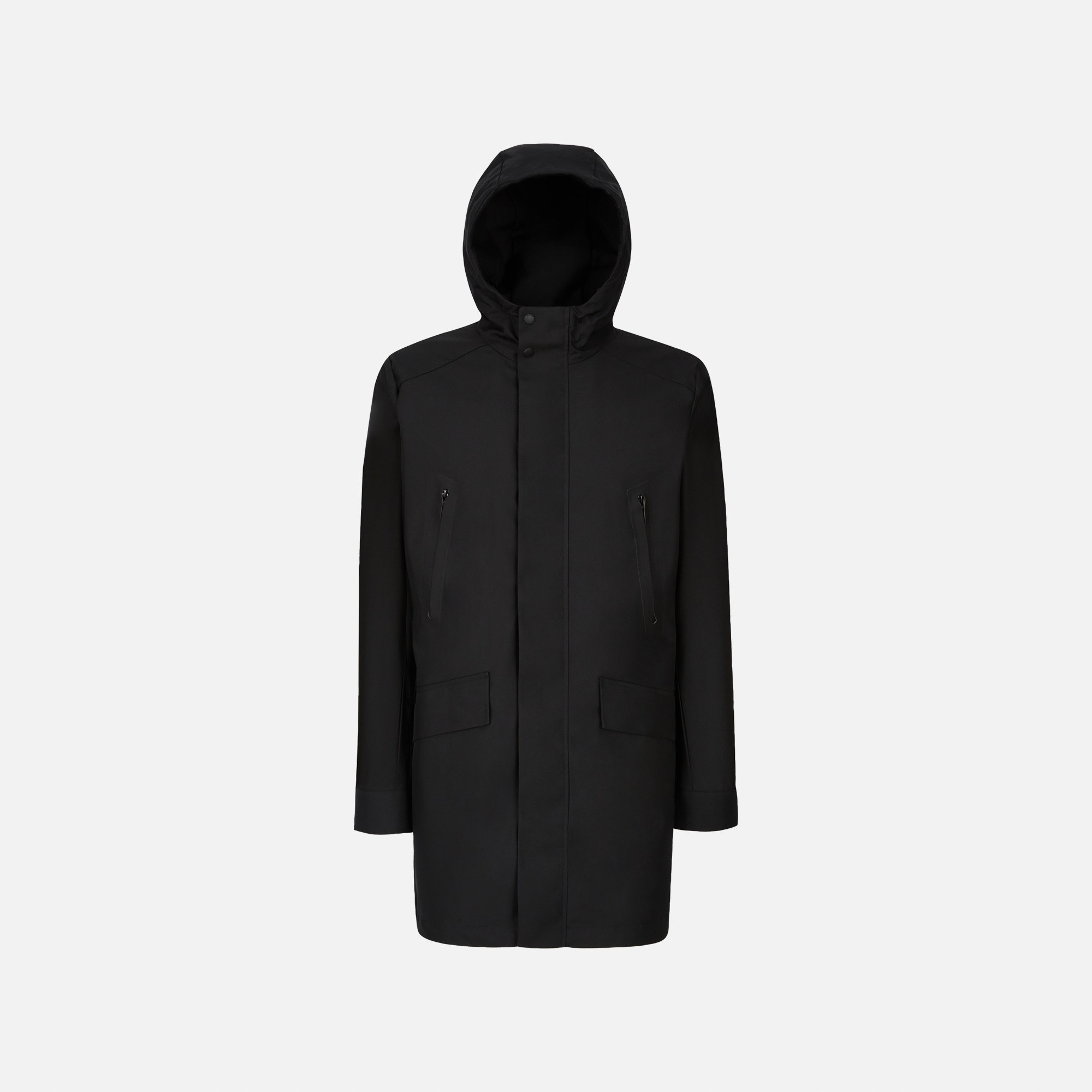 Geox Černá pánská parka Geox Anyweco