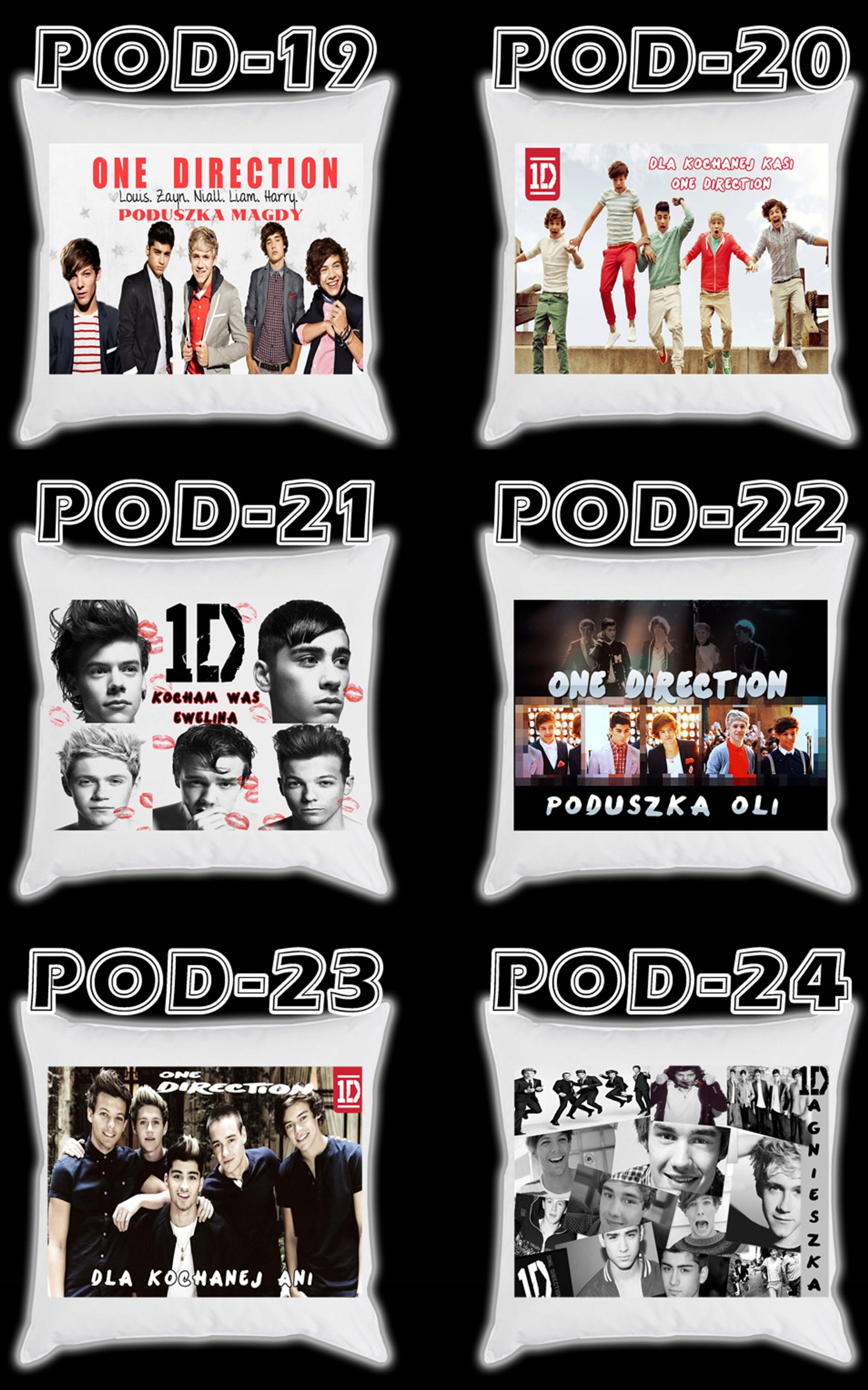 PODUSZKA ONE DIRECTION Harry Styles + IMIĘ FANKI Długość 40 cm