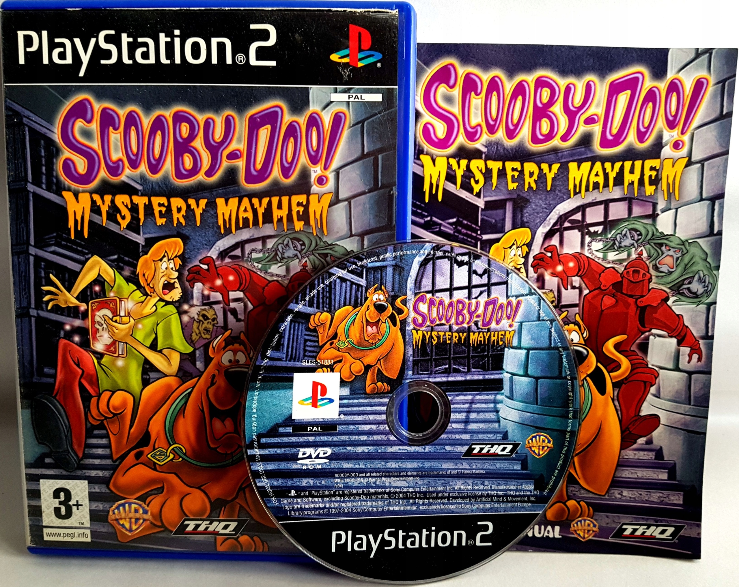 SCOOBY DOO MYSTERY MAYHEM PS2 - JAK NOWA - PLATFORMÓWKA DLA DZIECI !!! Tematyka zręcznościowe