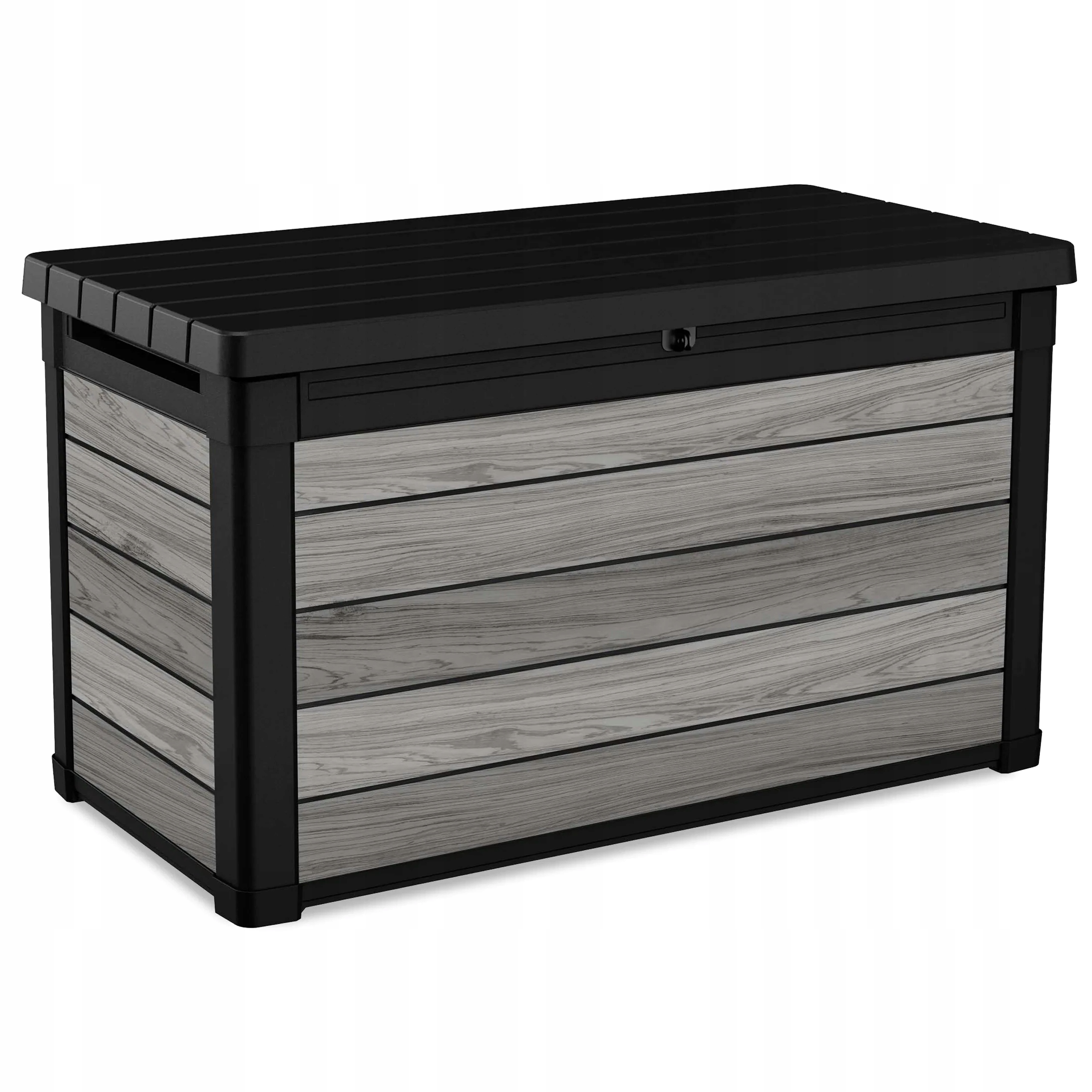 Balkónová záhradná skrinka Keter Deco 380L Úložný priestor na balkón Záhrada šedá