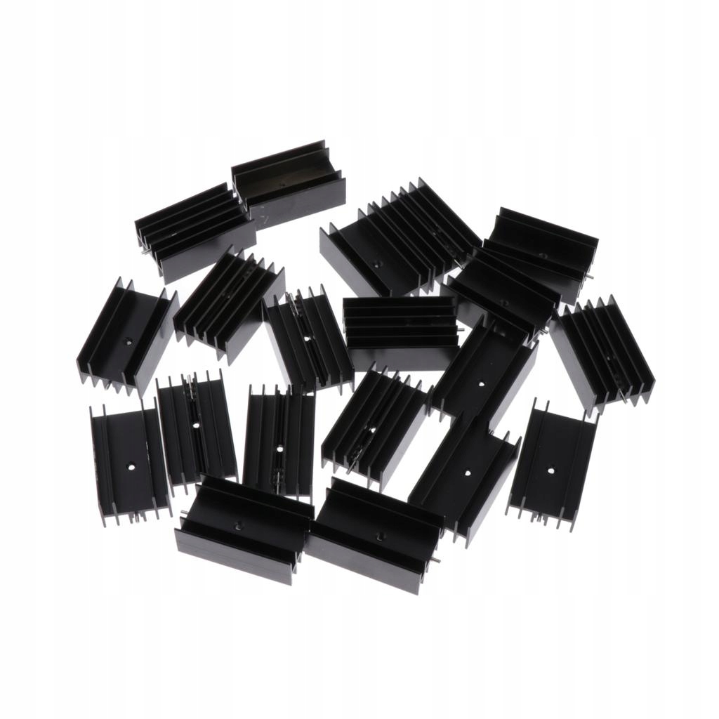 20pc 24x mm MOSFET Aluminium Sink 7805 Symbol radiator radiatora