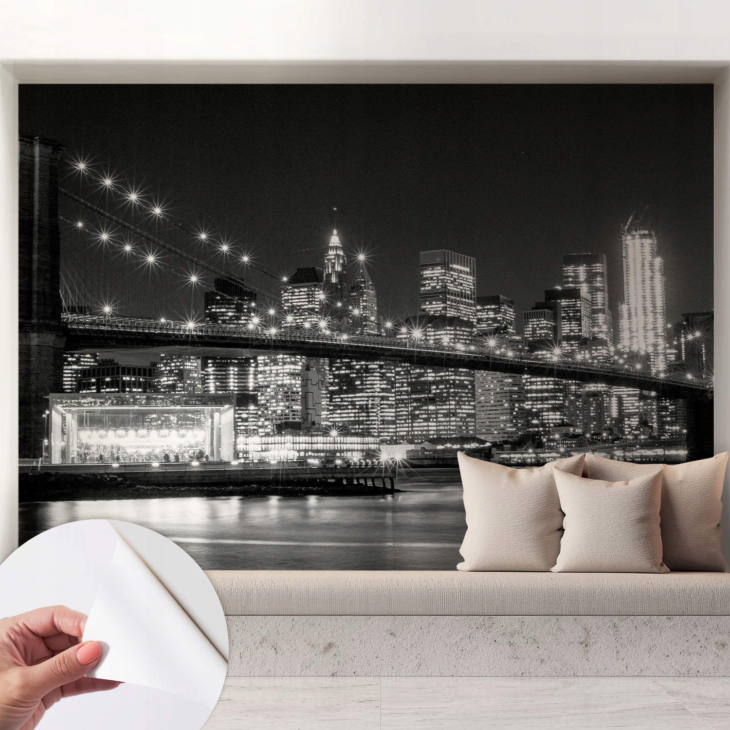 Fototapeta Tapeta na zeď do ložnice a obývacího pokoje Noční panorama 208 x 146 cm
