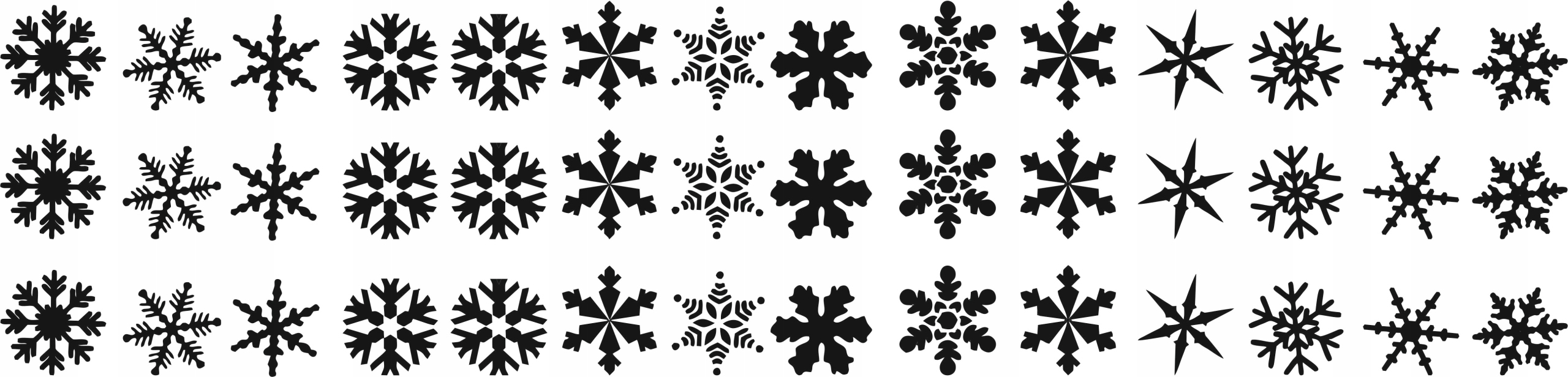 Naklejka PŁATKI ŚNIEGU 42 Szt. ŚNIEŻYNKI GWIAZDKI NAKLEJKA NA OKNO ŚWIĘTA Kod producenta 12