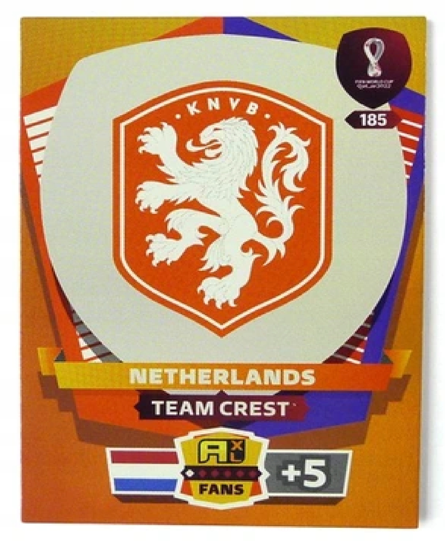 karty World Cup Qatar 2022 Logo Netherlands 185