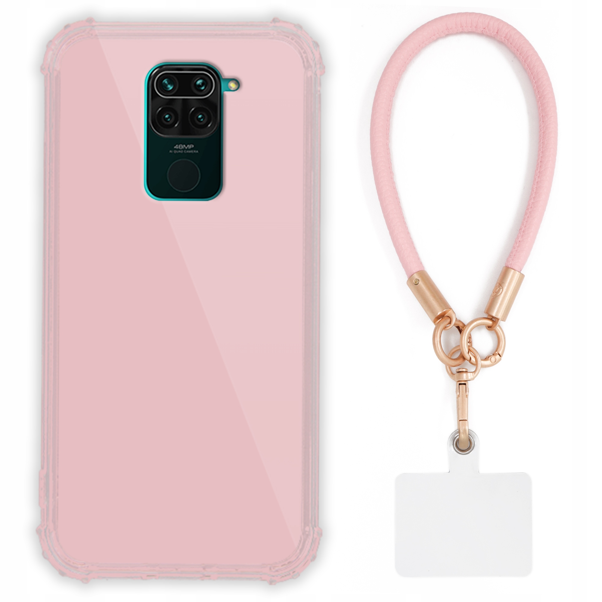Puzdro Pre Xiaomi Redmi Note 9s Case Antishock Pinky Ružové vodítko Sada Tpu
