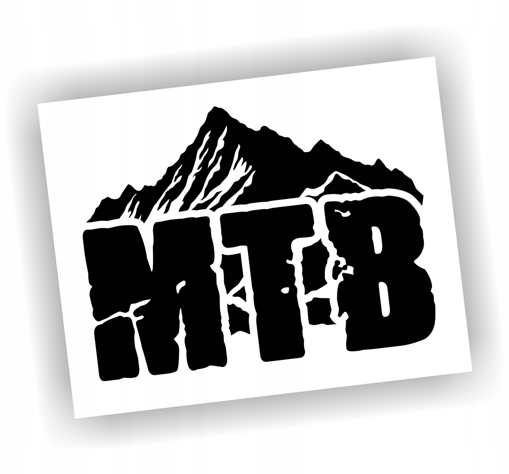 Naklejka Mtb kolor Czarny góry rower naklejki rowerowe na samochód auto!