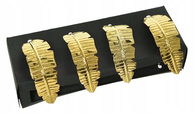 

Pierścienie Na Serwetki Żelazne Złote Liście WZ2