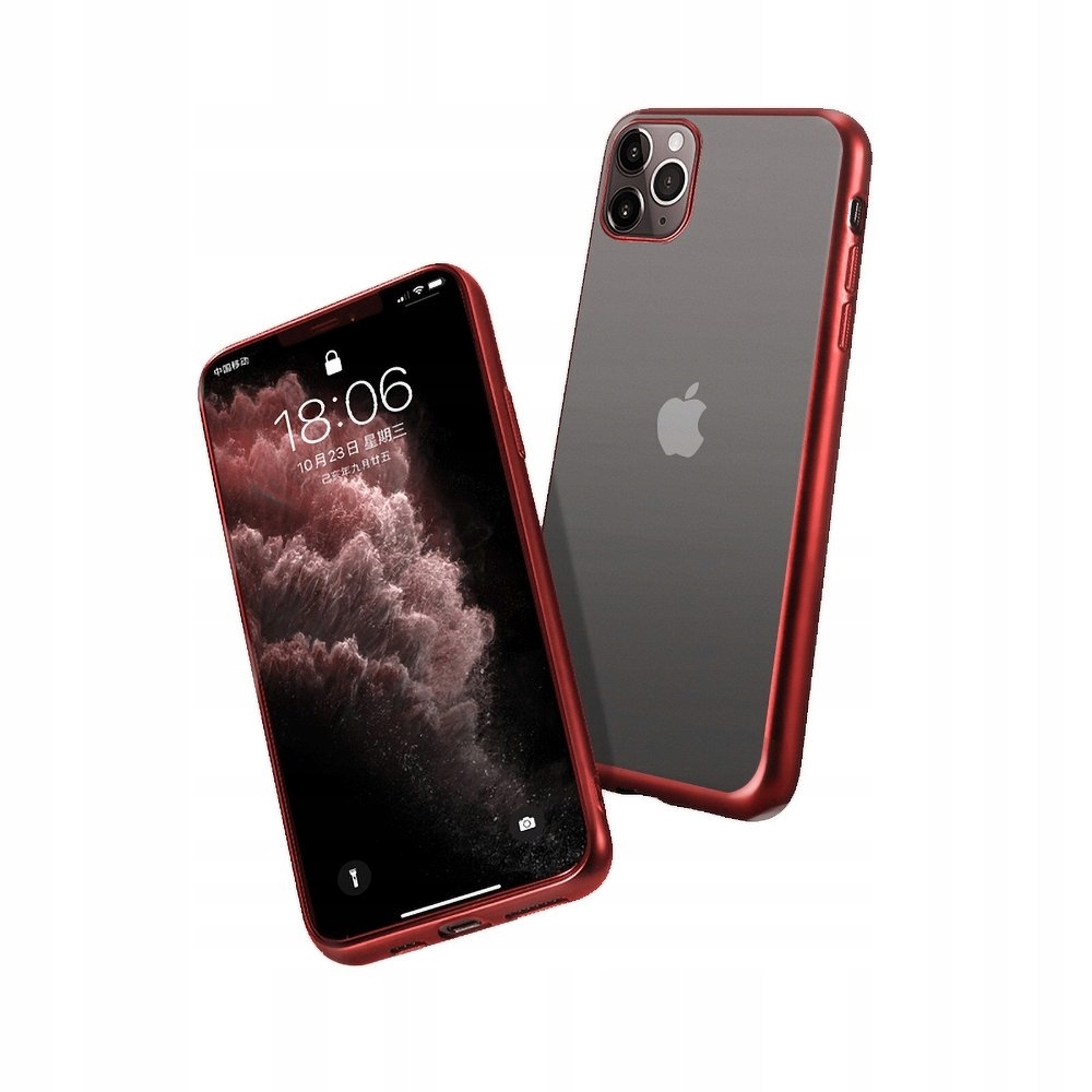 

Futerał Forcell New Electro Matt do iPhone 12 czer