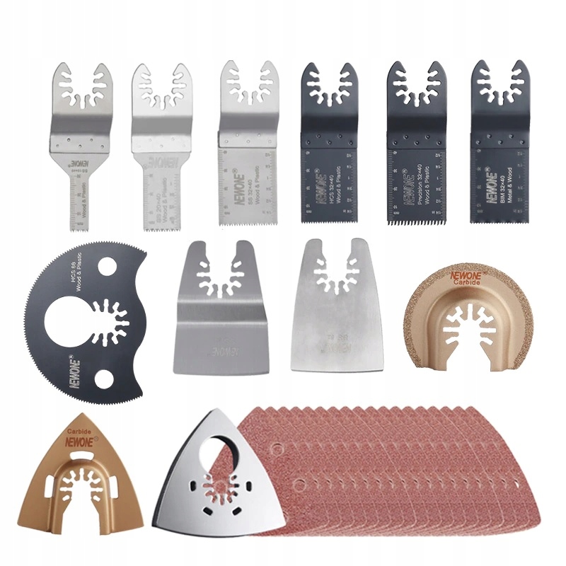 Sada pro oscilační brusku, zařízení 37ks