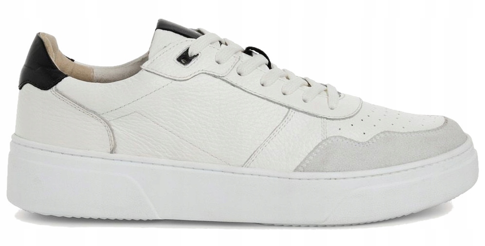 Marco Tozzi bílé pánské sportovní boty kožené tenisky 43