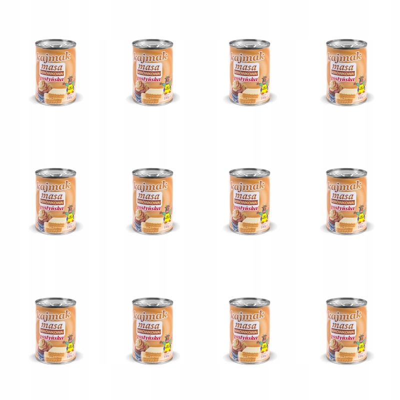 Mleczarské družstvo v Gostyni. Kajmak tekutý karamel gostyňská 510 g X12