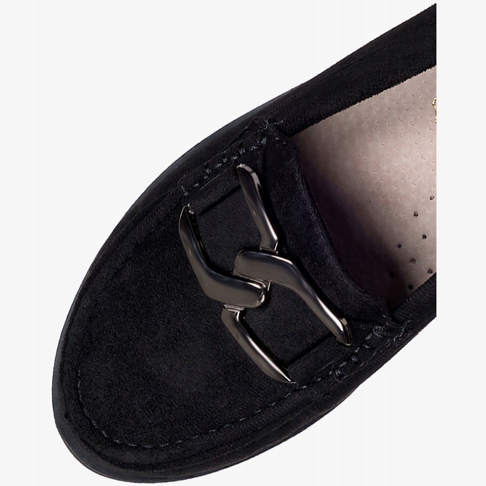 MOKASYNY DAMSKIE Z ŁAŃCUCHEM ZE SKÓRZANĄ WKŁADKĄ Rozmiar 36