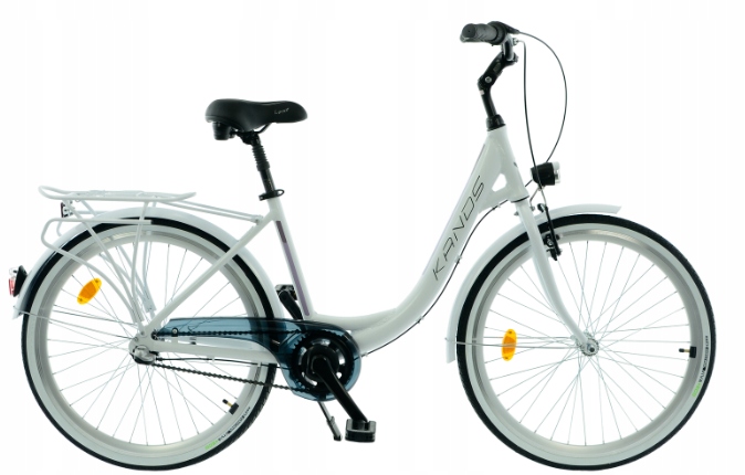 Rower miejski Kands 26 Opera 3BN biały połysk 2024