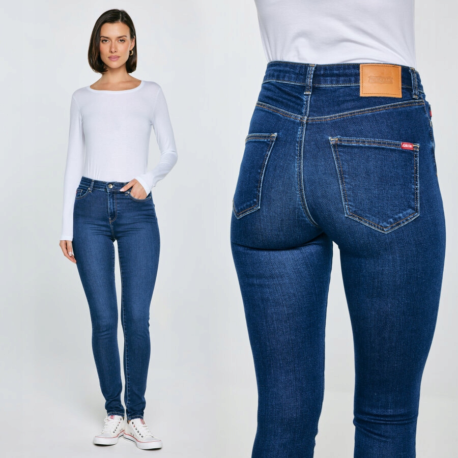 Big Star Dámské Vysoké Džíny Clara 658 W27 L30