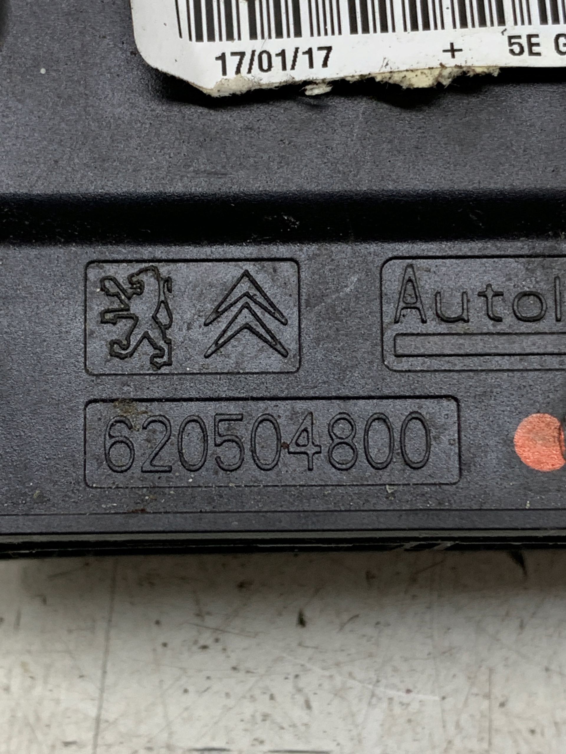 modulo SENSOR airbag 9803916880 CITROEN BERLINGO II