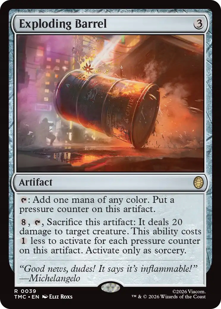 Mtg Exploding Barrel (r)