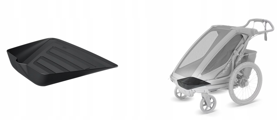 Thule Chariot floor gumowa mata podłogowa do pojedynczej przyczepki