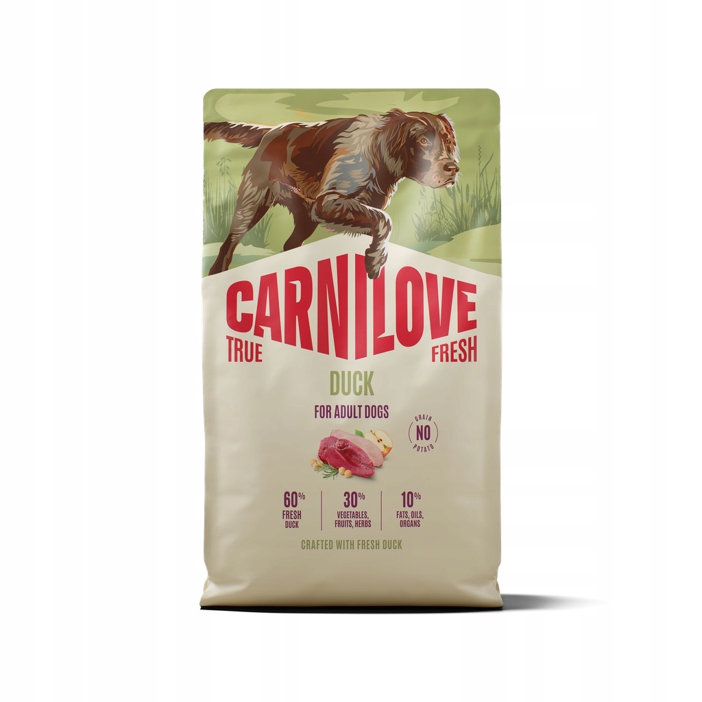 Carnilove True Fresh Dog Duck Adult suché krmivo pro psy 4kg