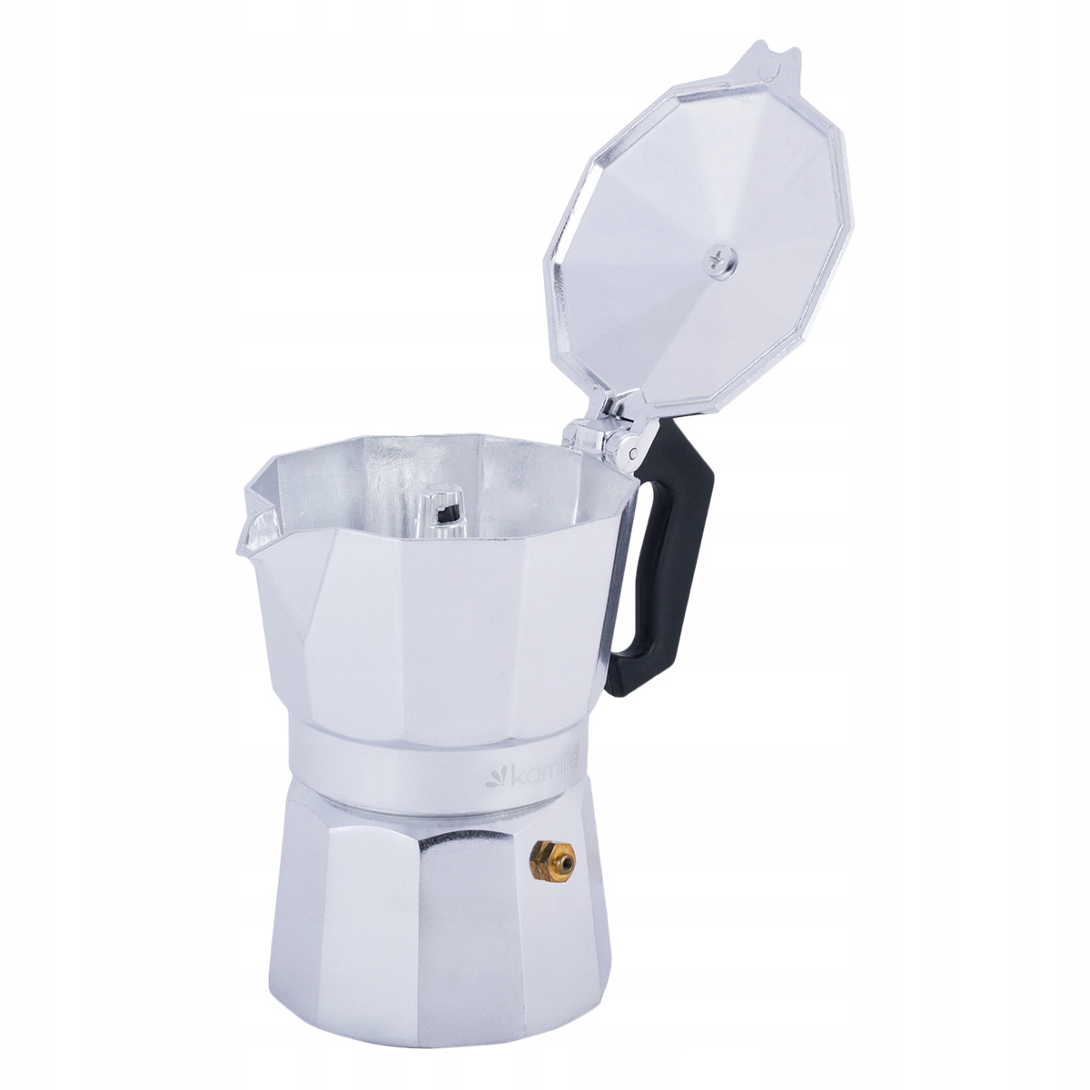 Kawiarka ZAPARZACZ ekspres do kawy 150 ml KAMILLE Materiał aluminium