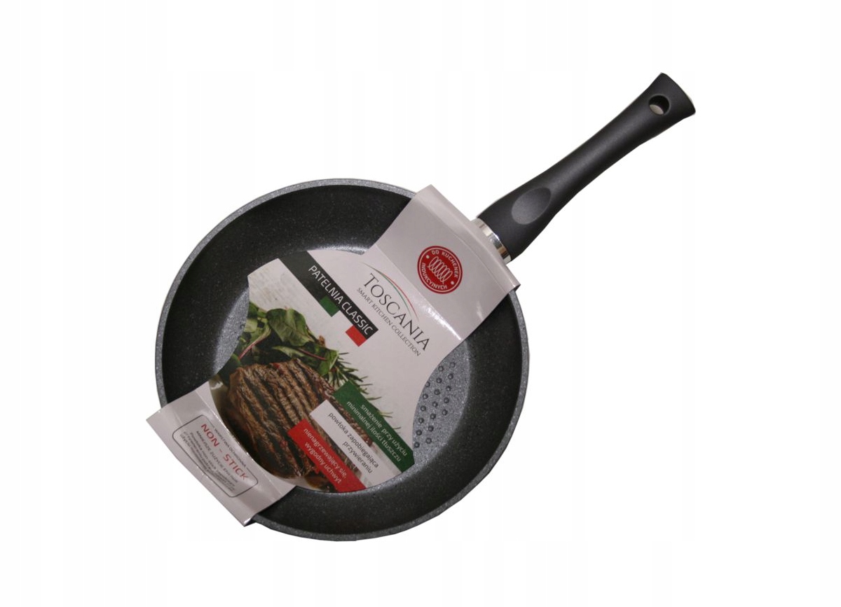 

Patelnia Ceramiczna Toscania 18cm Grafitowa