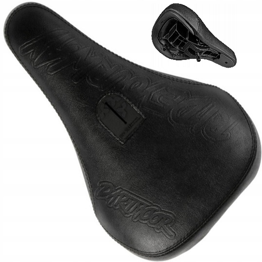 Siodełko rowerowe Dartmoor Fatty Pivotal czarne eko-skóra