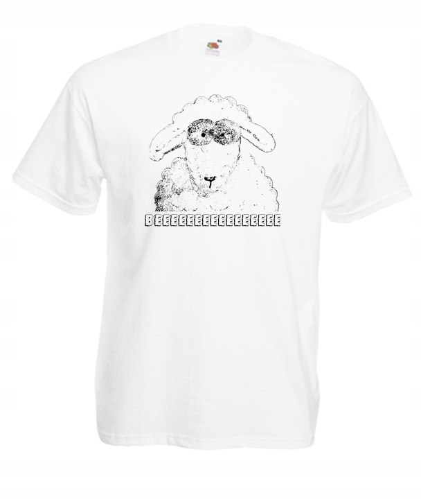

XXXL Koszulka Męska Owca Sheep Happens Śmieszne