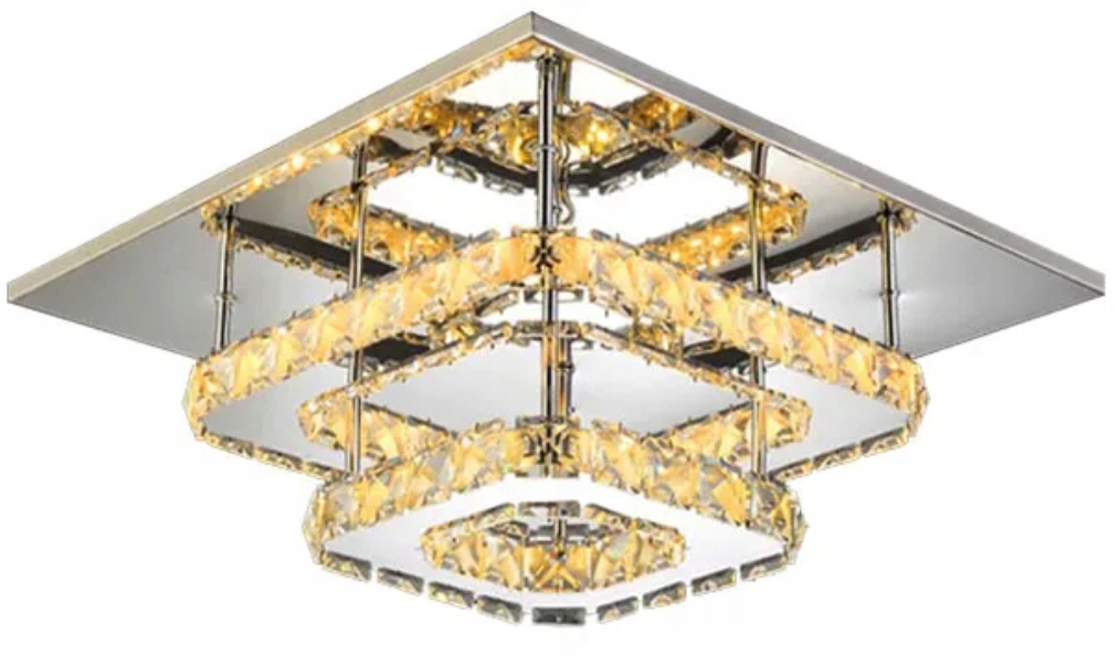 

Lampa Sufitowa Kryształowa Plafon Glamour 8W