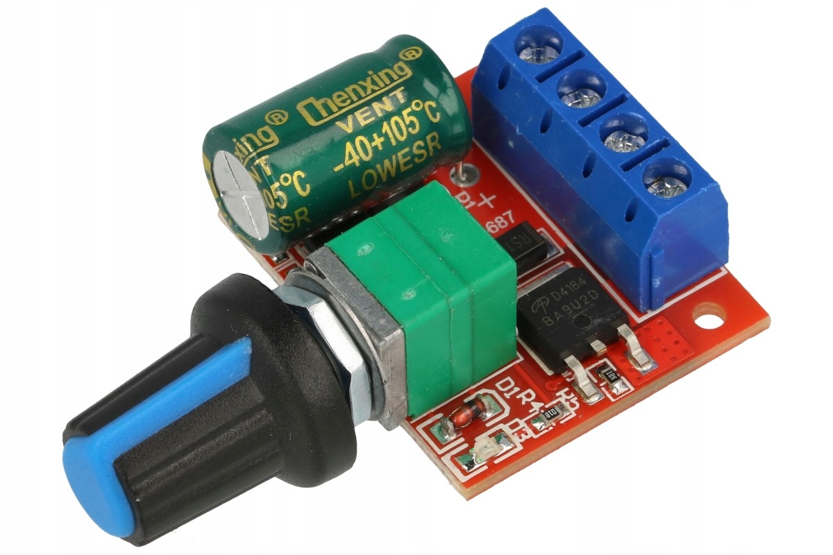 MODUŁ regulator obrotów silnika 4,5-35V DC 90W