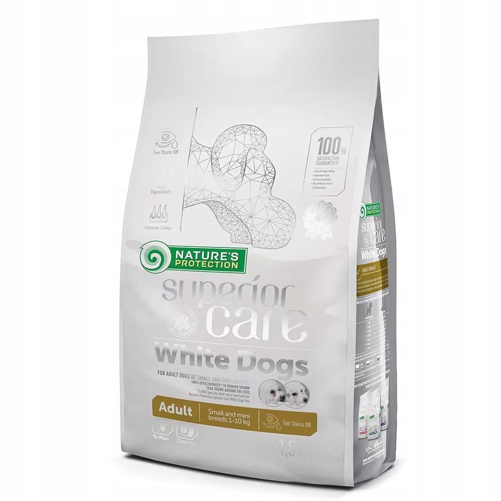 Levně Nature's Protection White Small Dog Lamb 1,5 kg