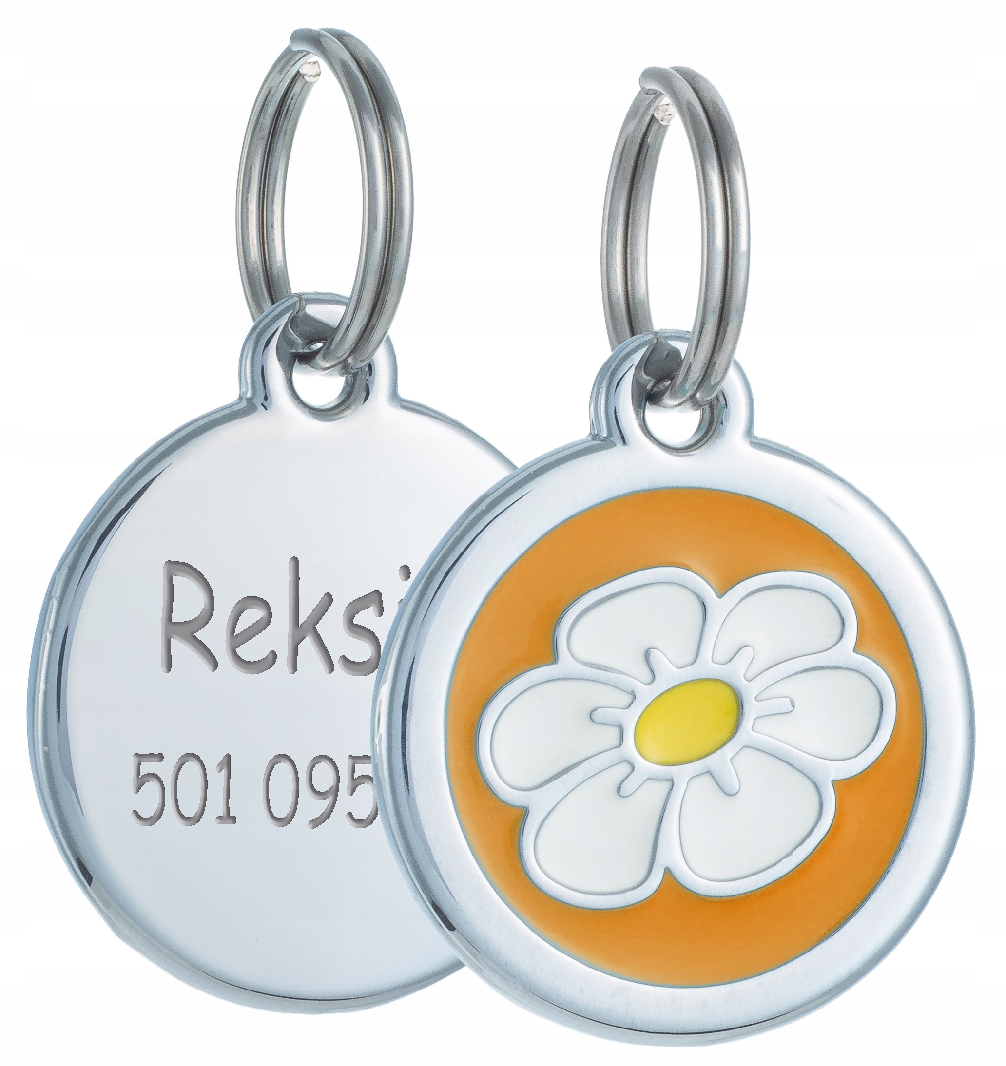 

Identyfikator Adresówka dla psa Grawer Kwiatek