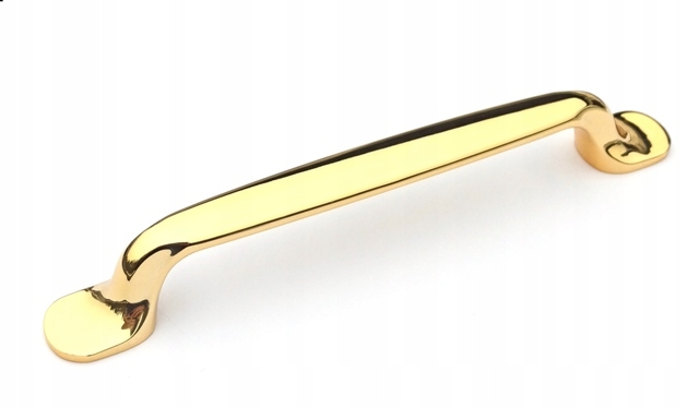 

Uchwyt Meblowy Retro Złoto Połysk Gold 192MM Łapka