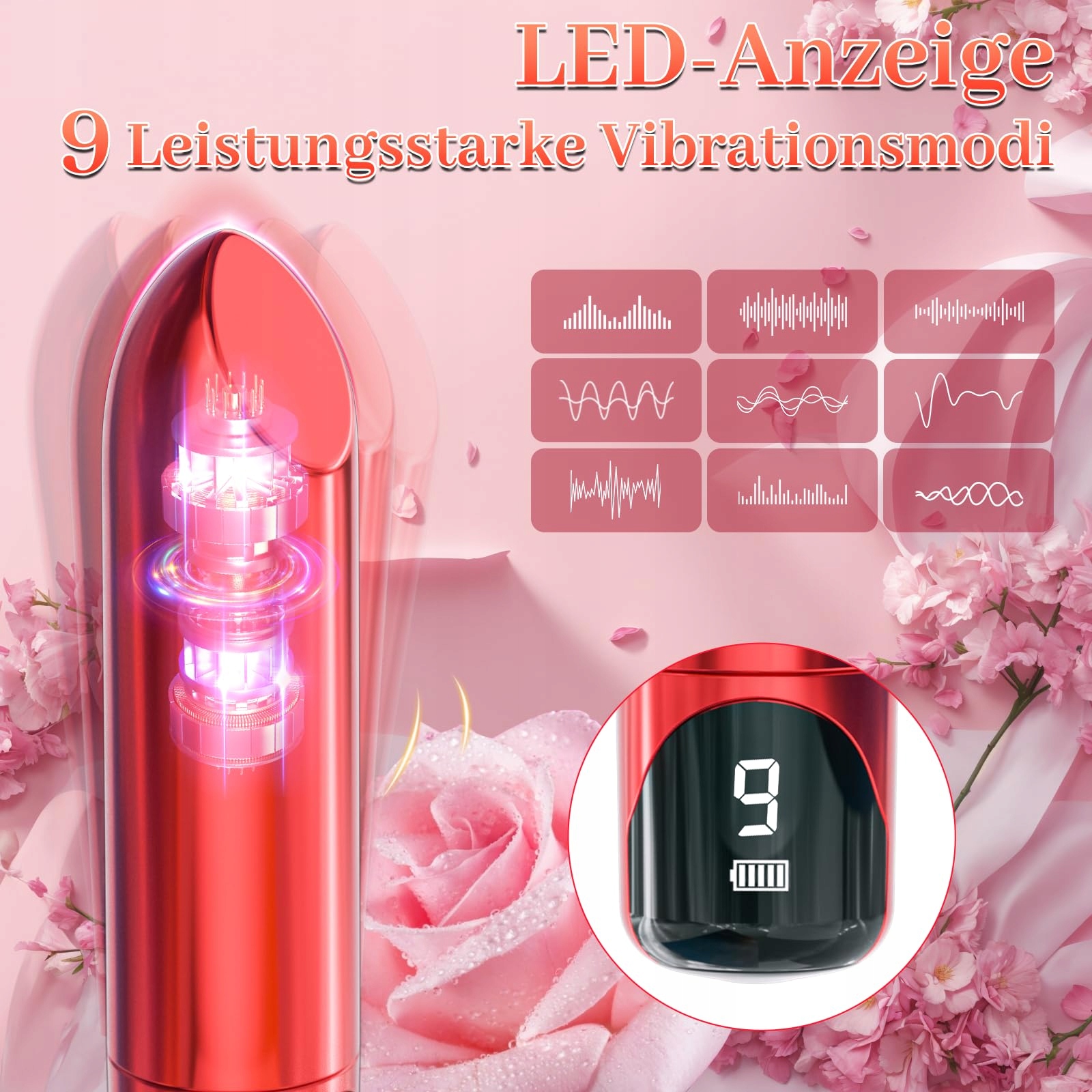 MINI VIBRATOR DLA KOBIET 10 TRYBÓW CICHE I MOCNE WIBRATORY KLITORIS — miniatura 2