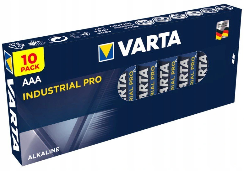 

10 x Varta Industrial LR03/AAA 4003