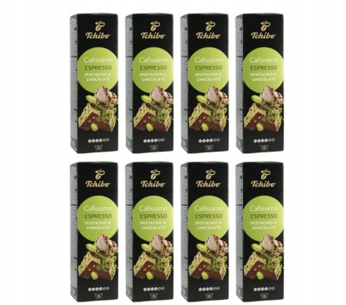 Kapsułki Tchibo Cafissimo Espresso pistacja czekolada 80 kapsulek