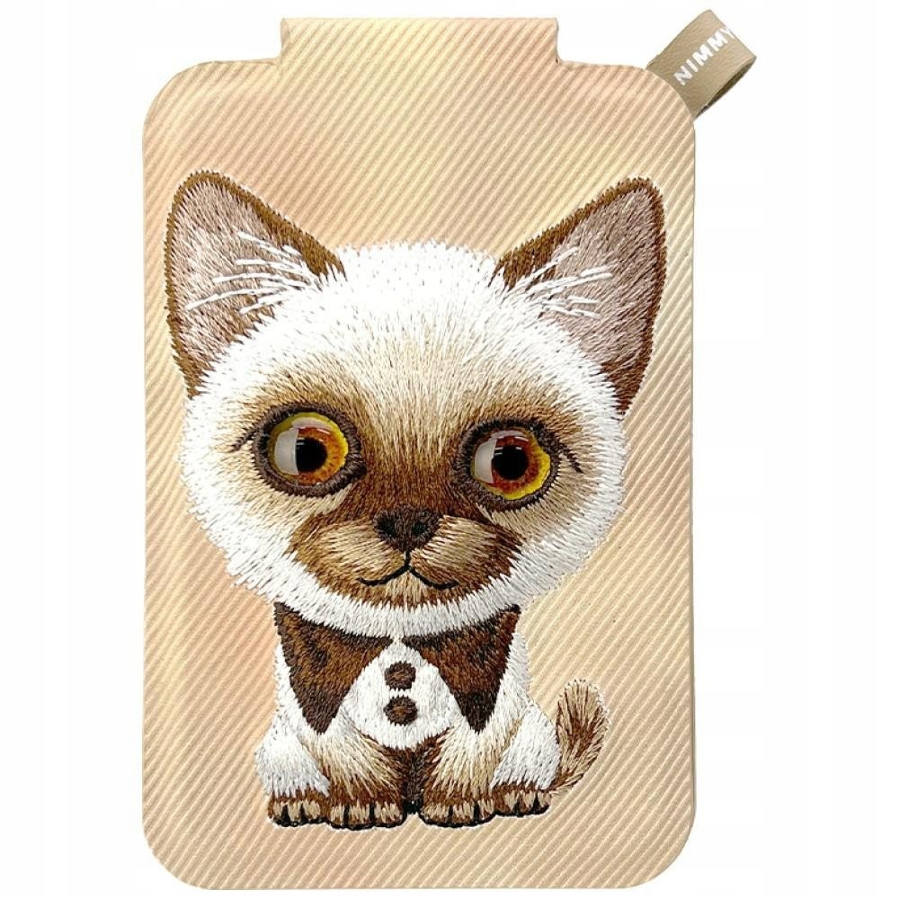 Magnetyczny portfel stojak na telefon Nimmy New Big-Eye Cute Pets 2.0 Cat b
