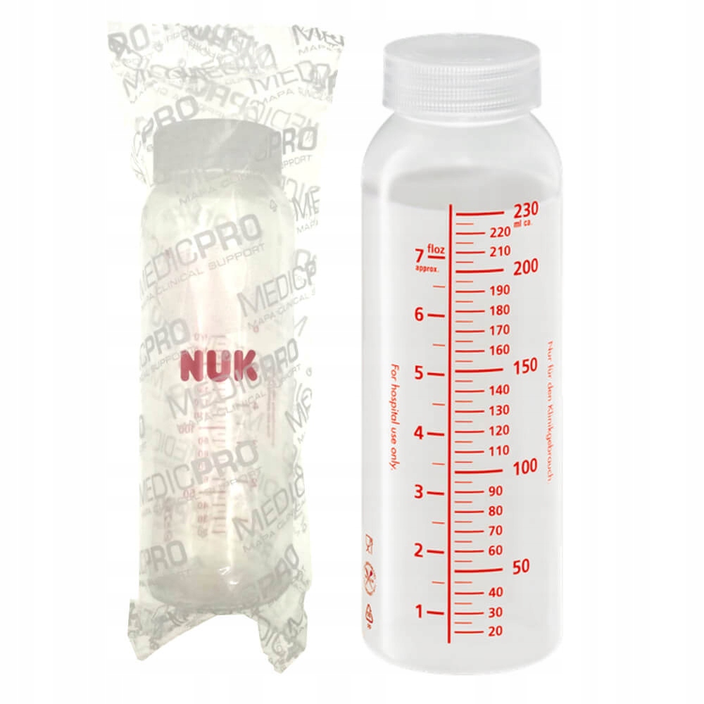 

Nuk Jednorazowa Sterylna Butelka Na Pokarm 230ml