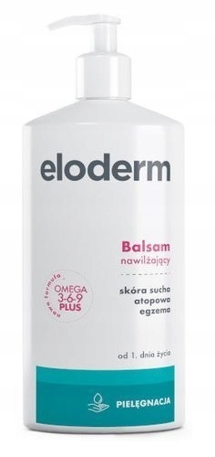 10 saszetek emulsji do kąpieli Eloderm,10ml Eloderm Balsam, 400 ml