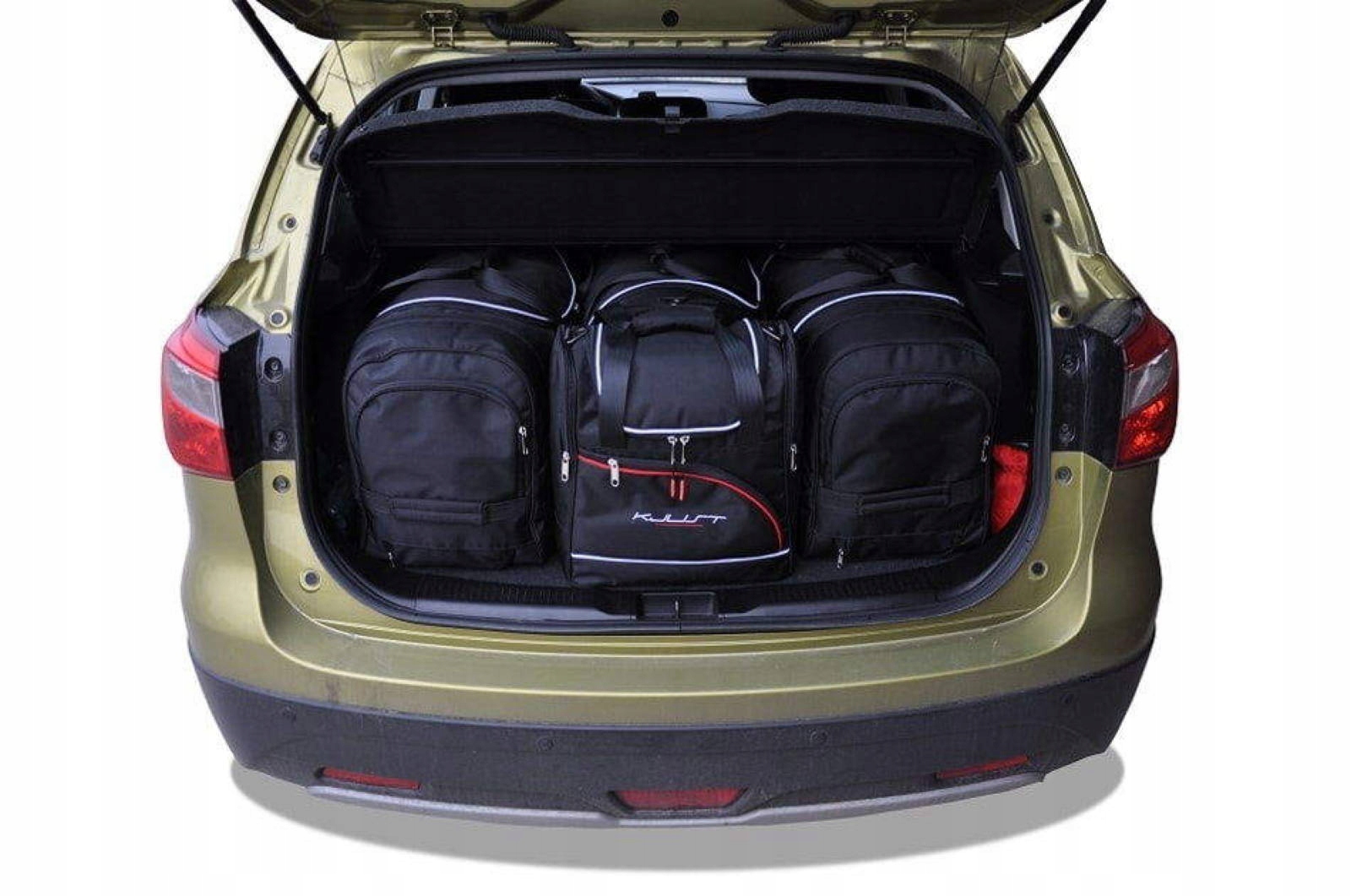 J&j Automotive Sada 4ks cestovných tašiek Aero pre Suzuki SX4 S-cross 2013