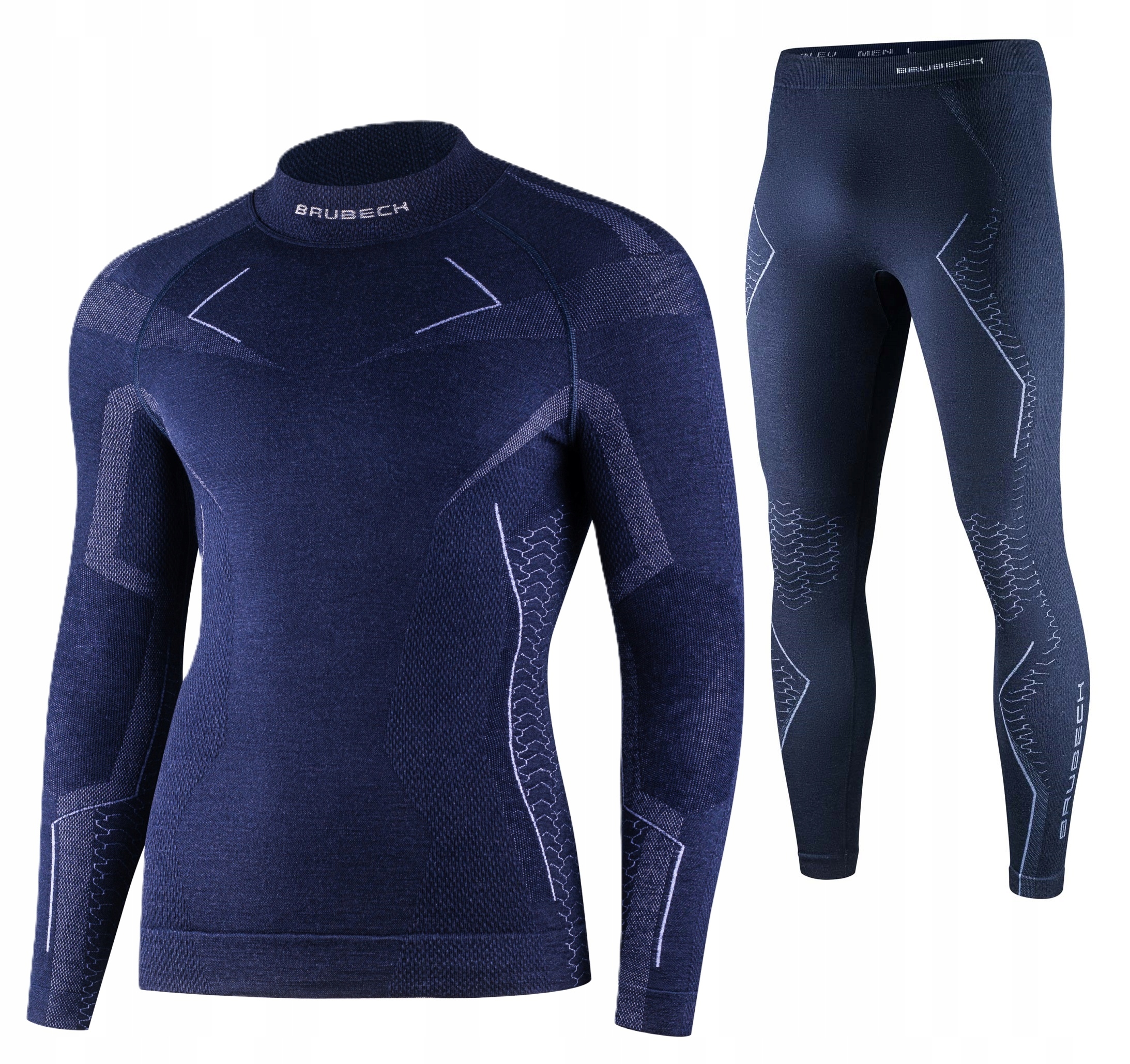 Bielizna termoaktywna Brubeck Extreme Merino wełniana męska odzież sportowa