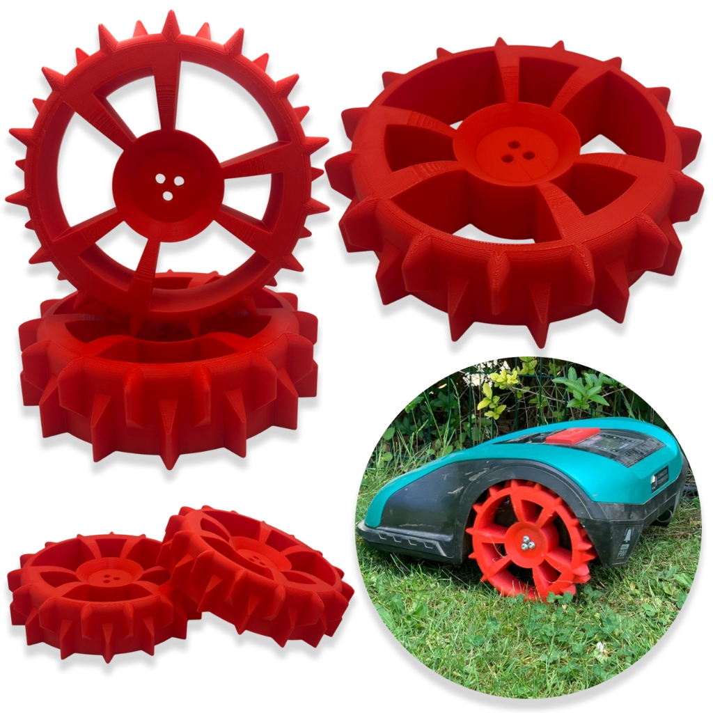 Terénní kolo pro sekačku Bosch Indego 300-700 Náhradní 2 kusy