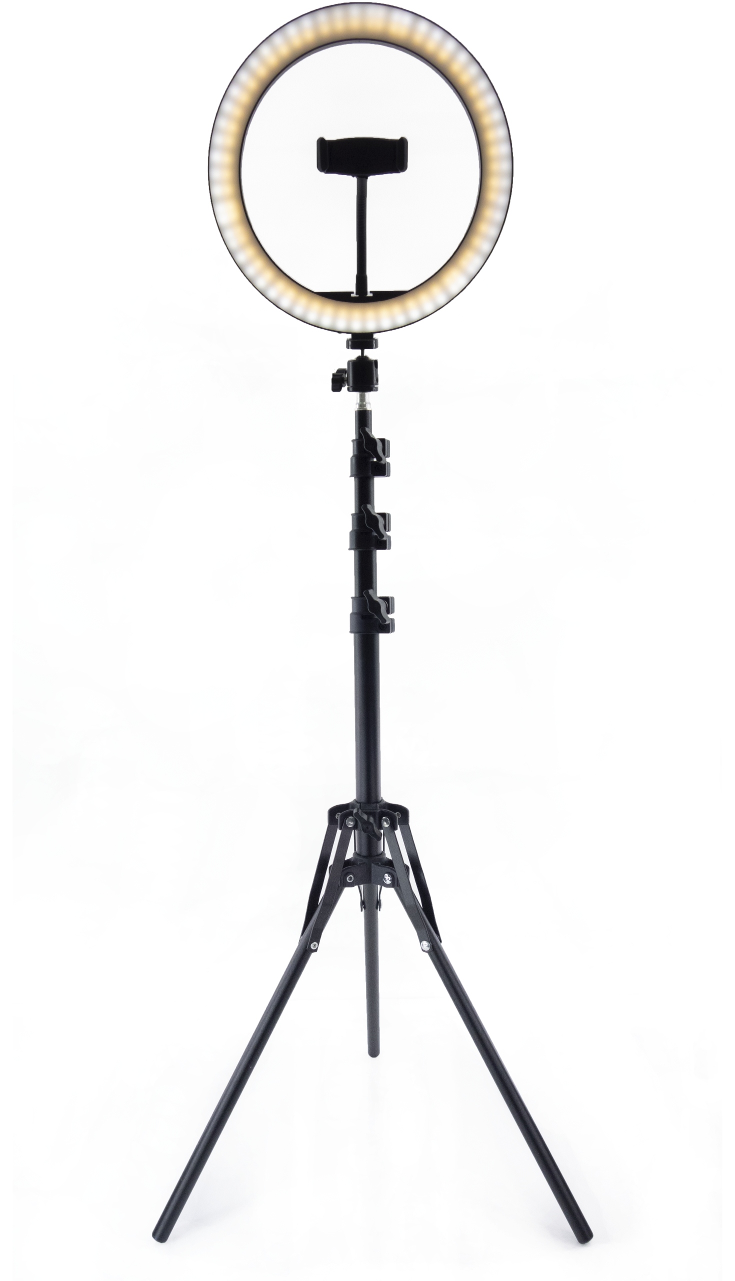 LAMPA Pierścieniowa LED SELFIE DO ZDJĘĆ STATYW RING UCHWYT TELEFON Makijaż Marka 2Control