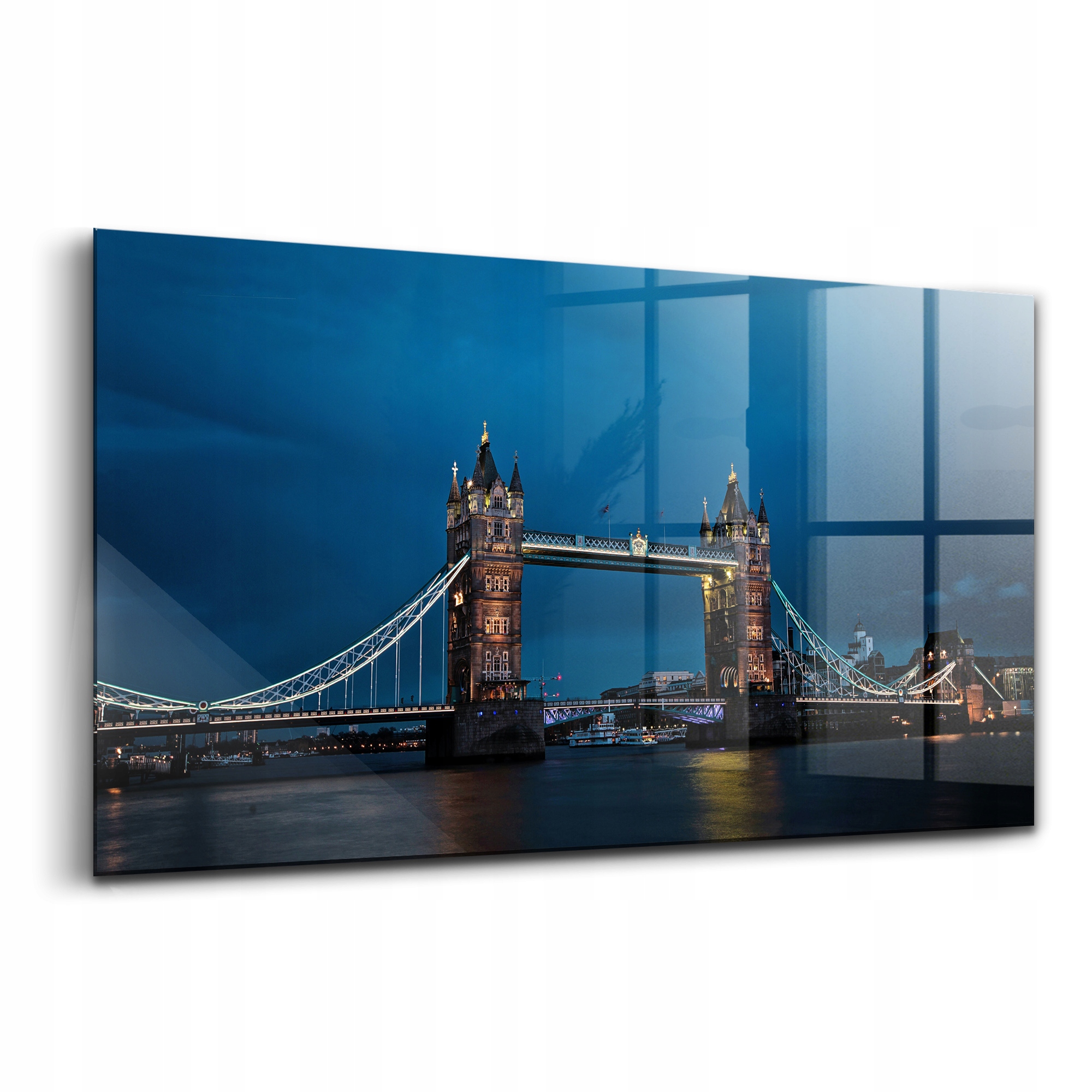 Obraz do obývacího pokoje Tower Bridge Londýn v noci 100x50 cm