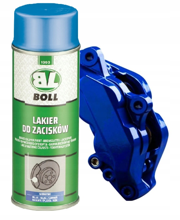 Lakier spray do zacisków i bębnów hamulcowych niebieski 400 ml Boll